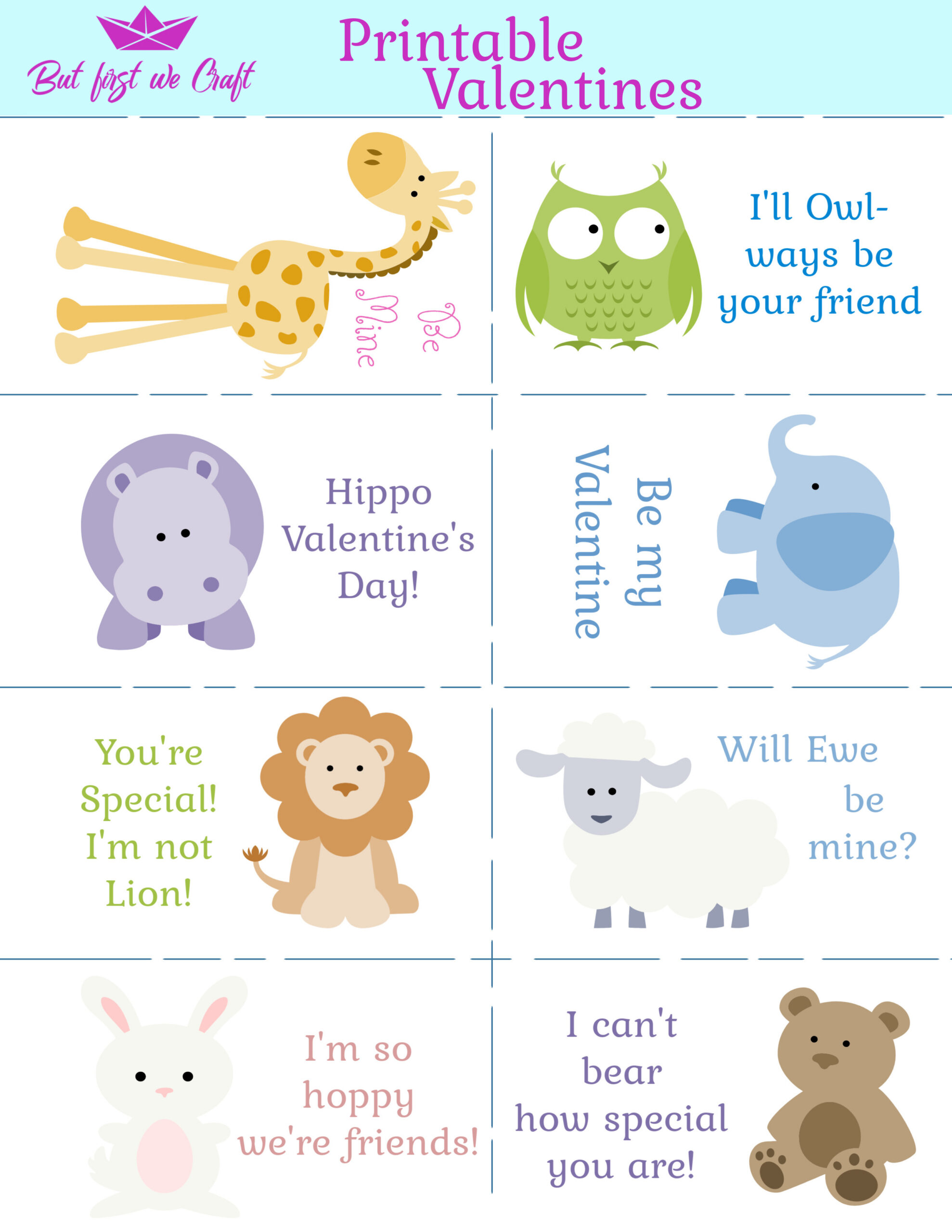 New Free Printable Valentine'S Day Cards For Kids – But First We Craft for Childrens Printable Valentines Day Cards