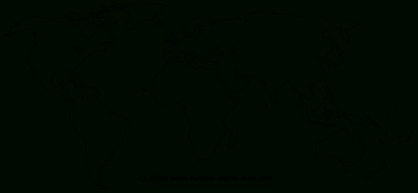 Outline Transparent World Map - B1B | Outline World Map Images with regard to Map Of The World Outline Printable