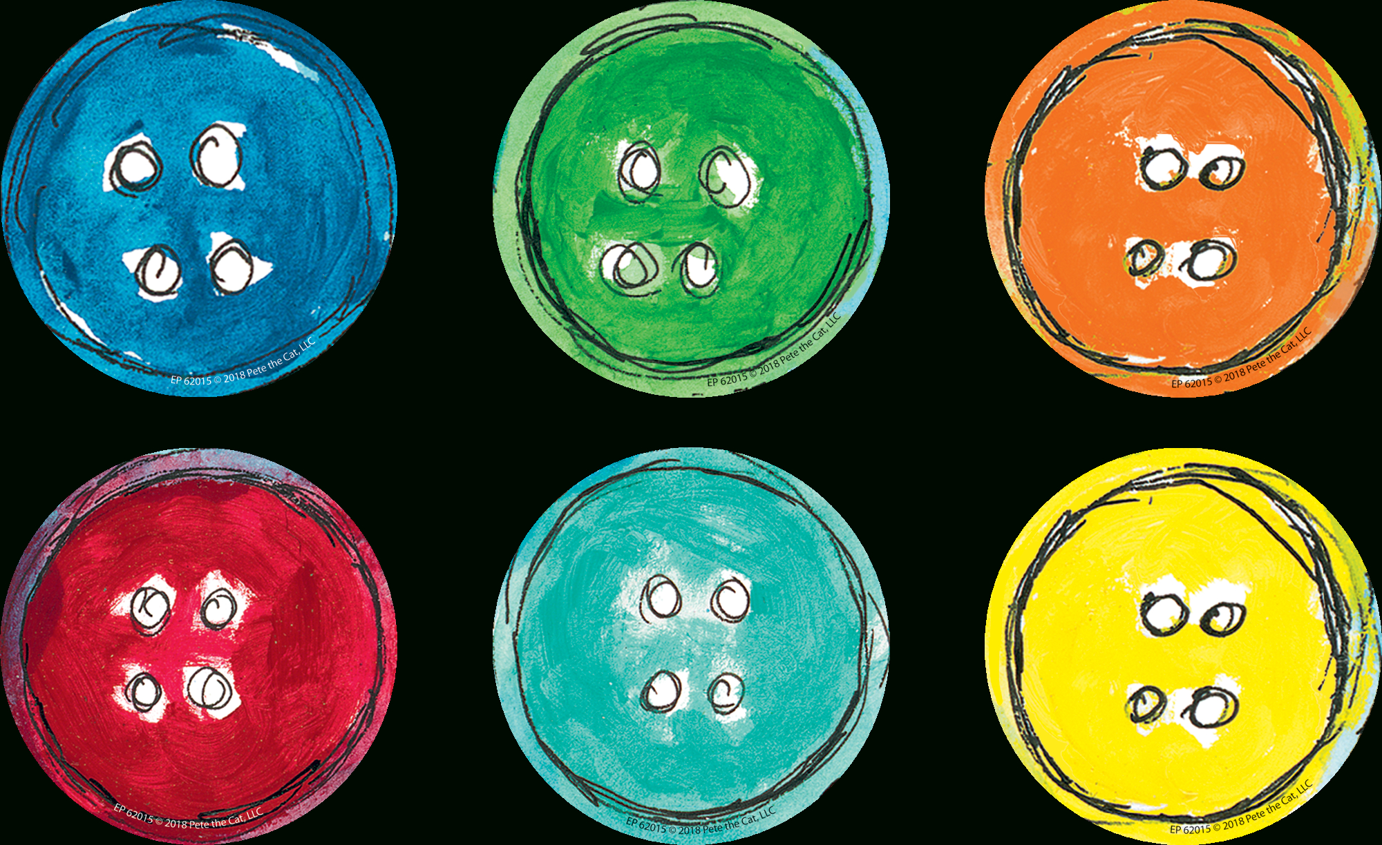 Pete The Cat Groovy Buttons Magnetic Accents - Tcr62015 | Teacher throughout Pete the Cat Printable Buttons