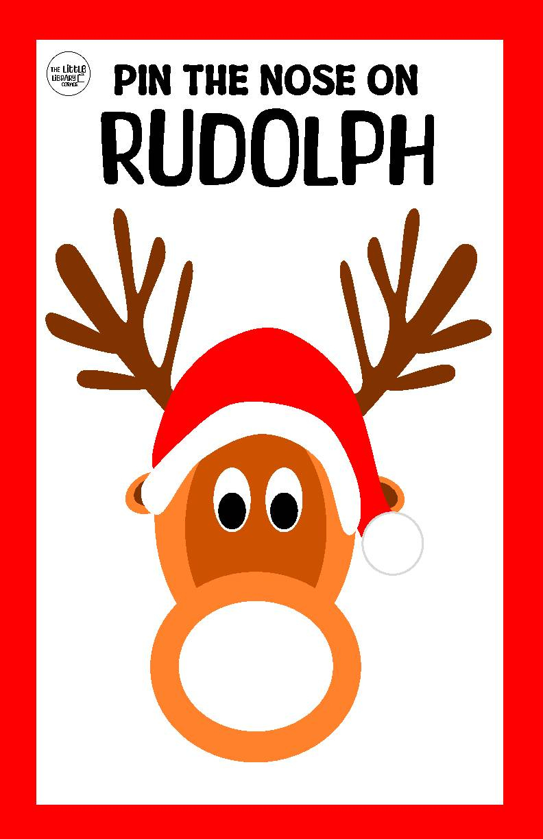 Pin The Nose On Rudolph Printable Poster - Classful with regard to Pin the Nose on Rudolph Printable