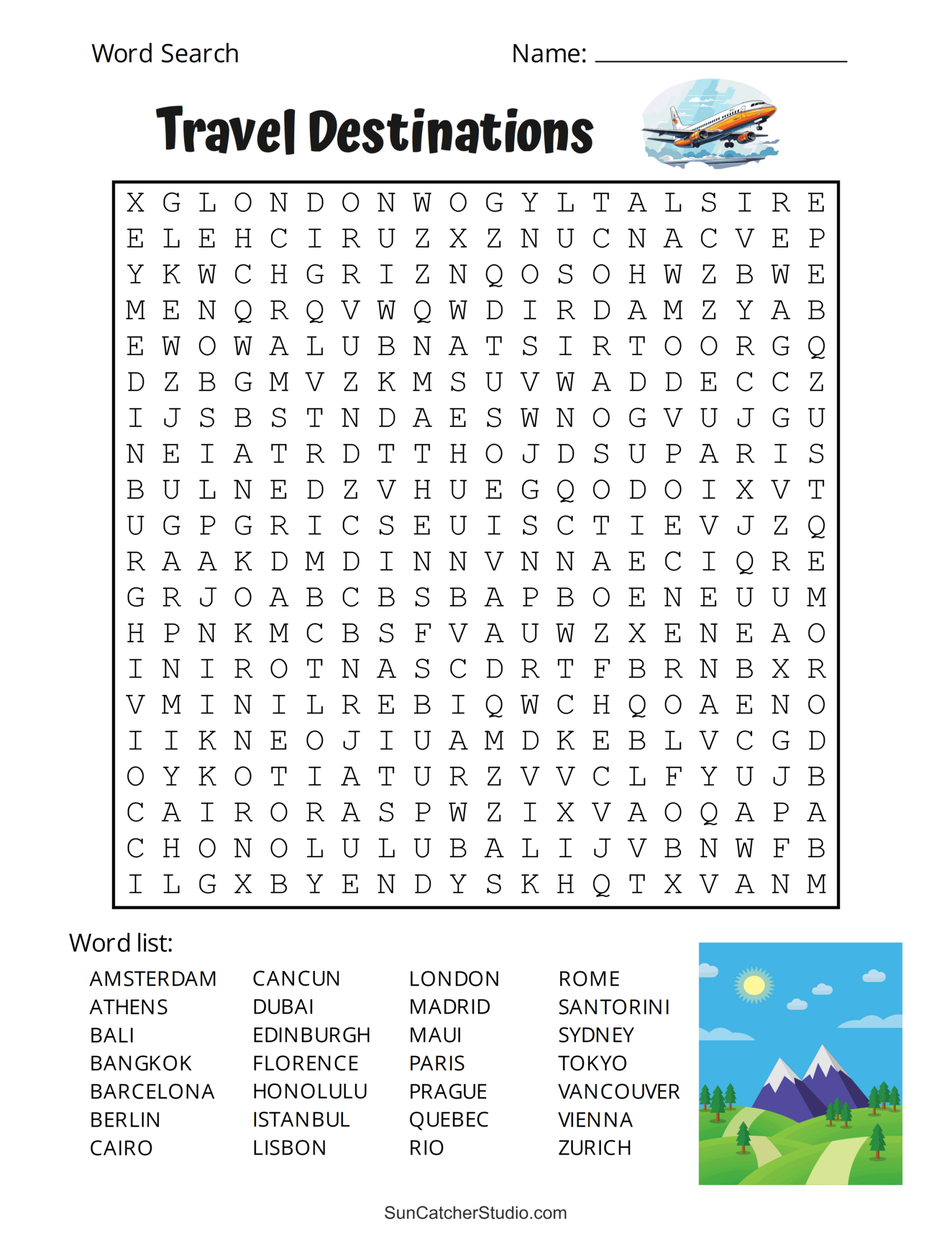 Printable Adult Word Search Puzzles (Word Find) – Free Printables for Printable Word Search Puzzles Large Print