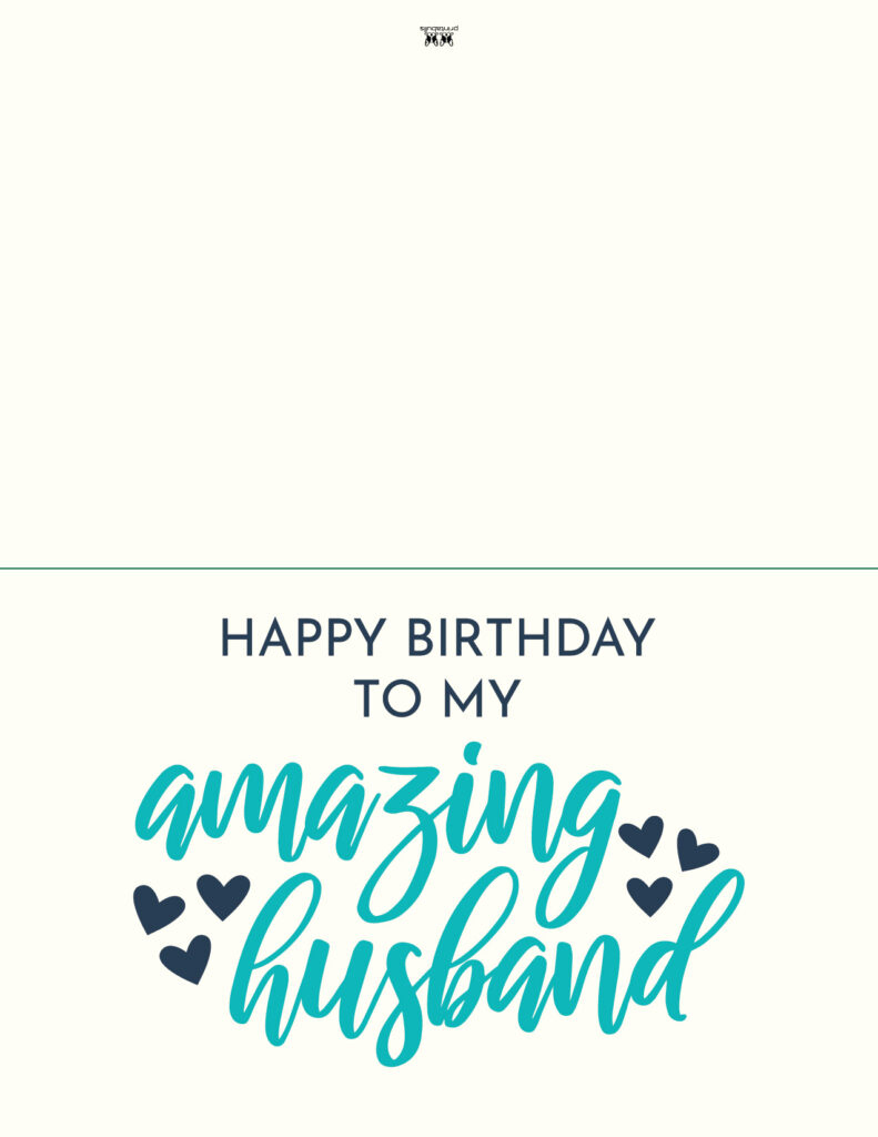 Printable Birthday Cards - 110 Free Birthday Cards | Printabulls for Printable Birthday Cards For Husband Free