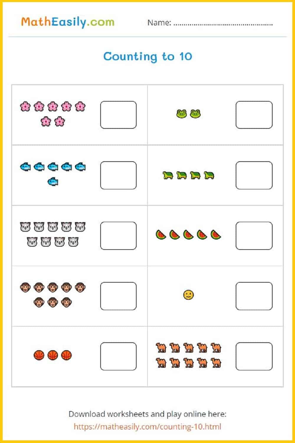 Printable Kindergarten Math Worksheets Pdf | Free Download in Mathematics Printable Worksheets For Kindergarten
