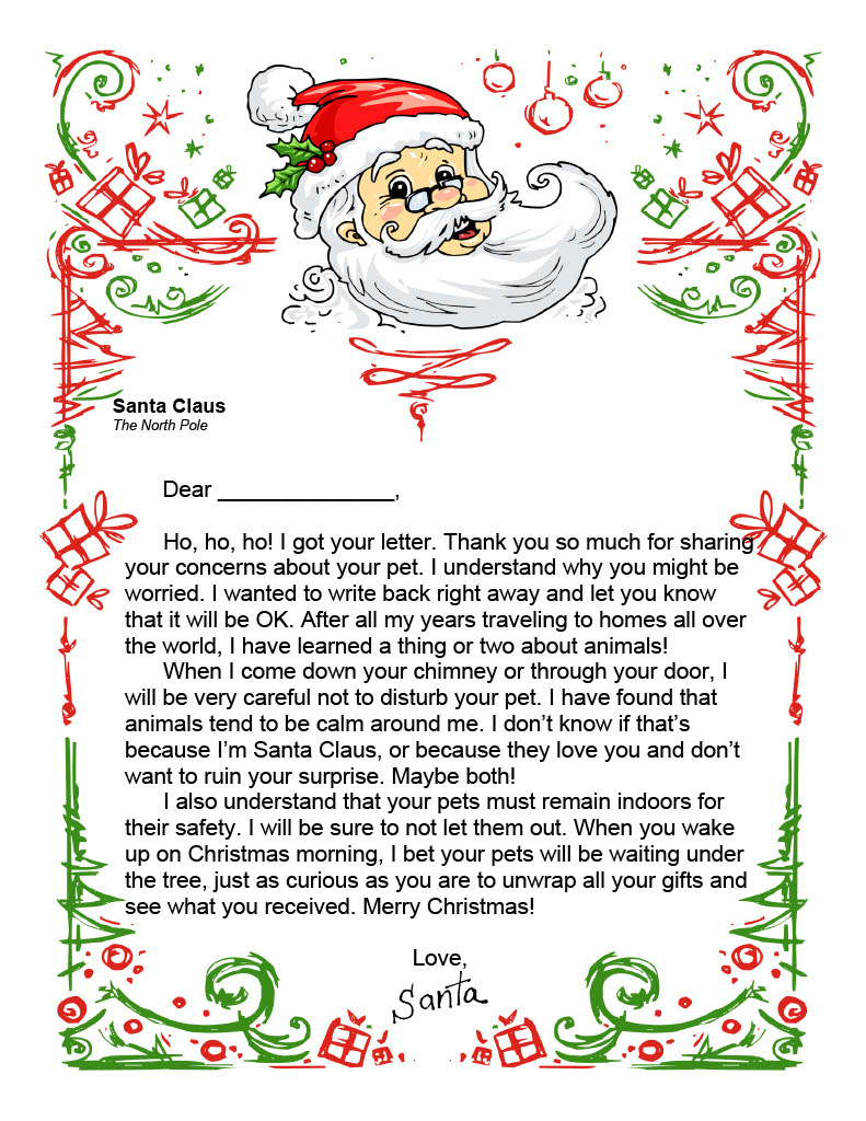 Printable Letters From Santa | Free Printables throughout Free Printable Santa Letters From North Pole