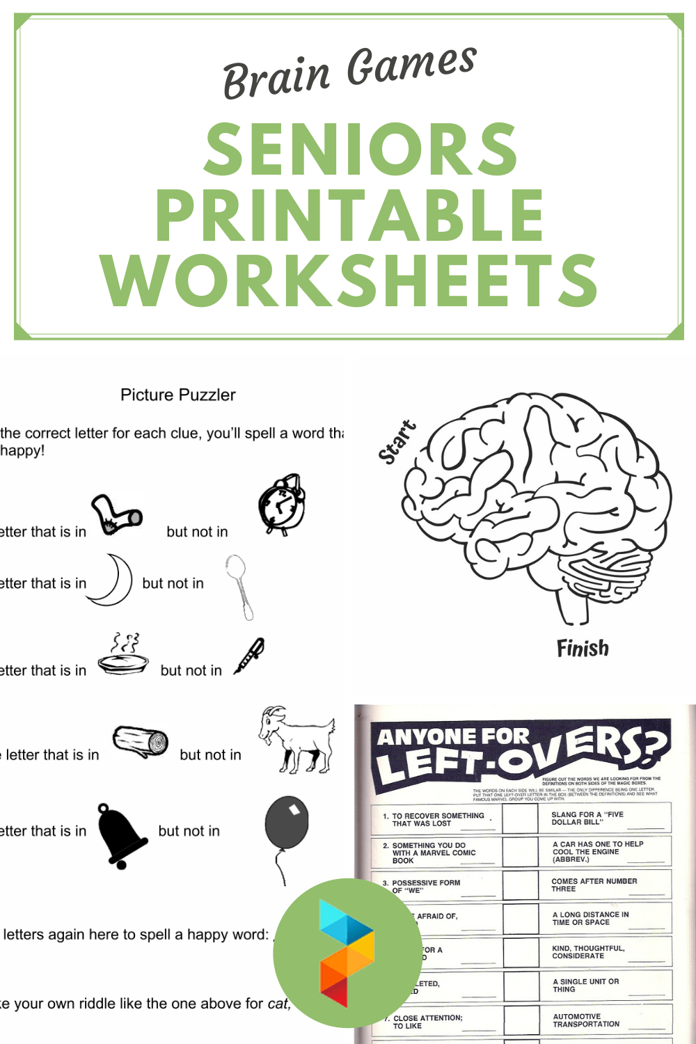Printable Memory Activities - Printable Party Favors with regard to Brain Games For Adults Printable