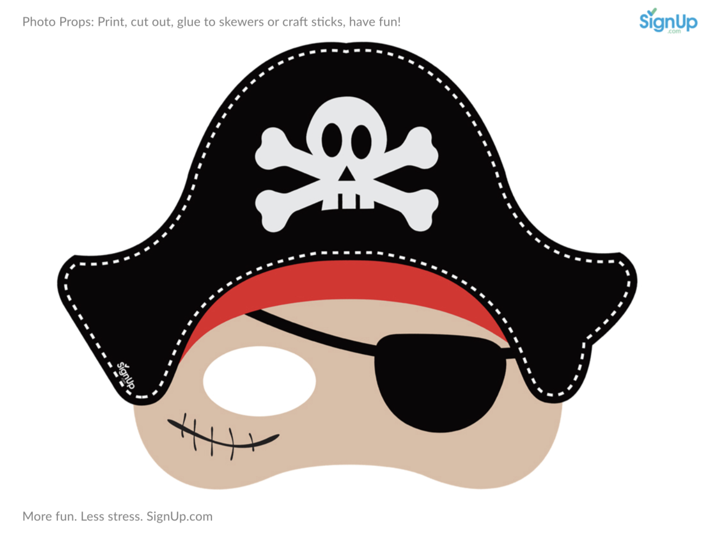 Printable Photobooth Props: Halloween Party Craft Activity in Printable Photo Booth Props Individual