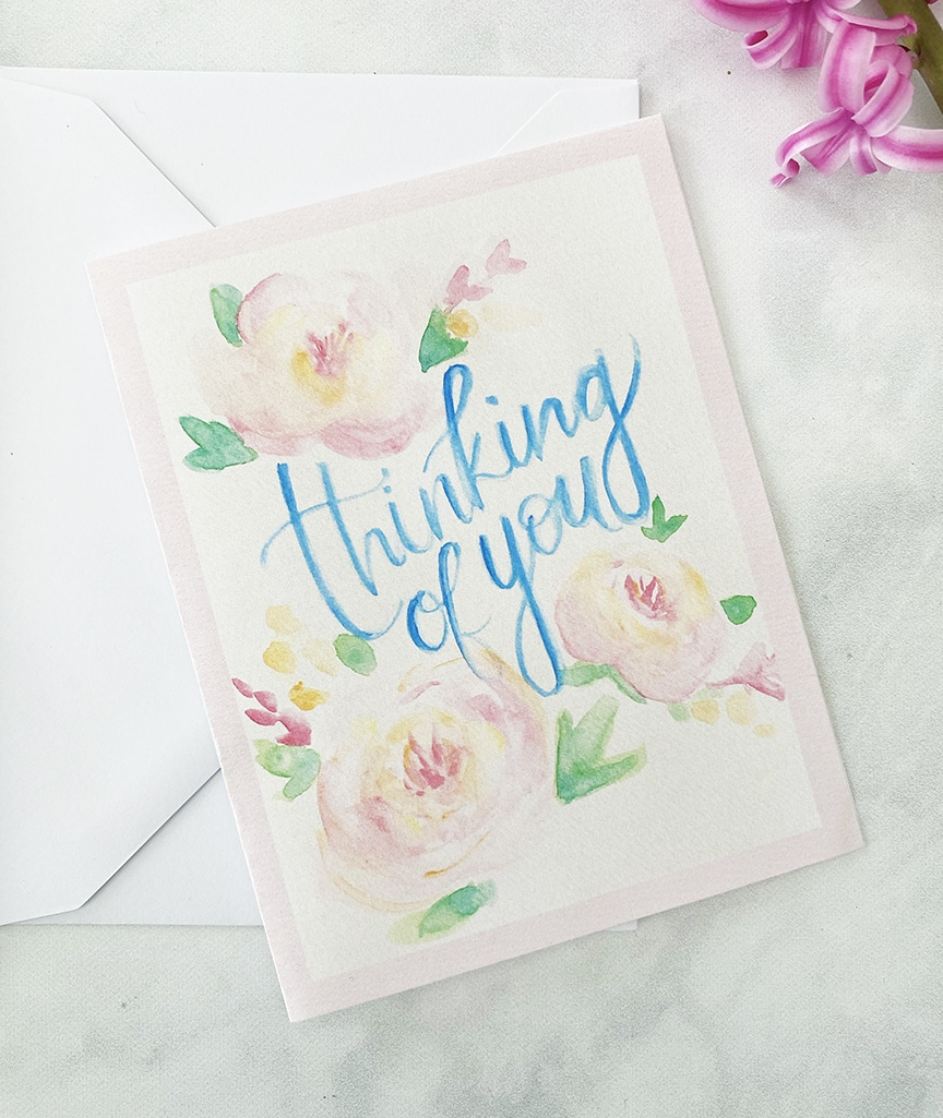 Printable Thinking Of You Card - Pineapple Paper Co. inside Printable Thinking Of You Cards Free