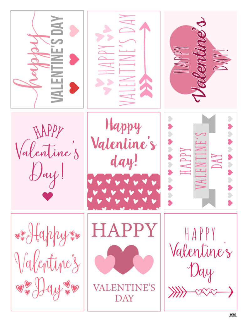 Printable Valentine'S Day Cards - 250+ Free Printables | Printabulls inside Happy Valentine'S Day Card Printable