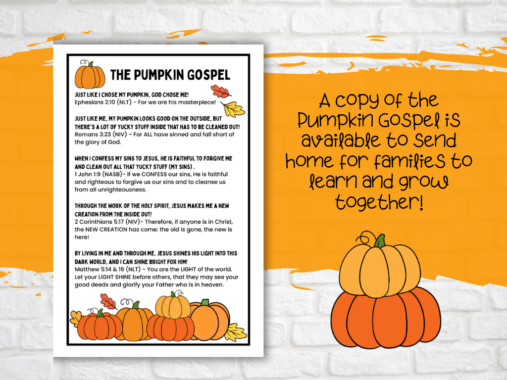 Pumpkin Gospel Shine Your Light Craft – Deeper Kidmin with The Pumpkin Gospel Free Printable