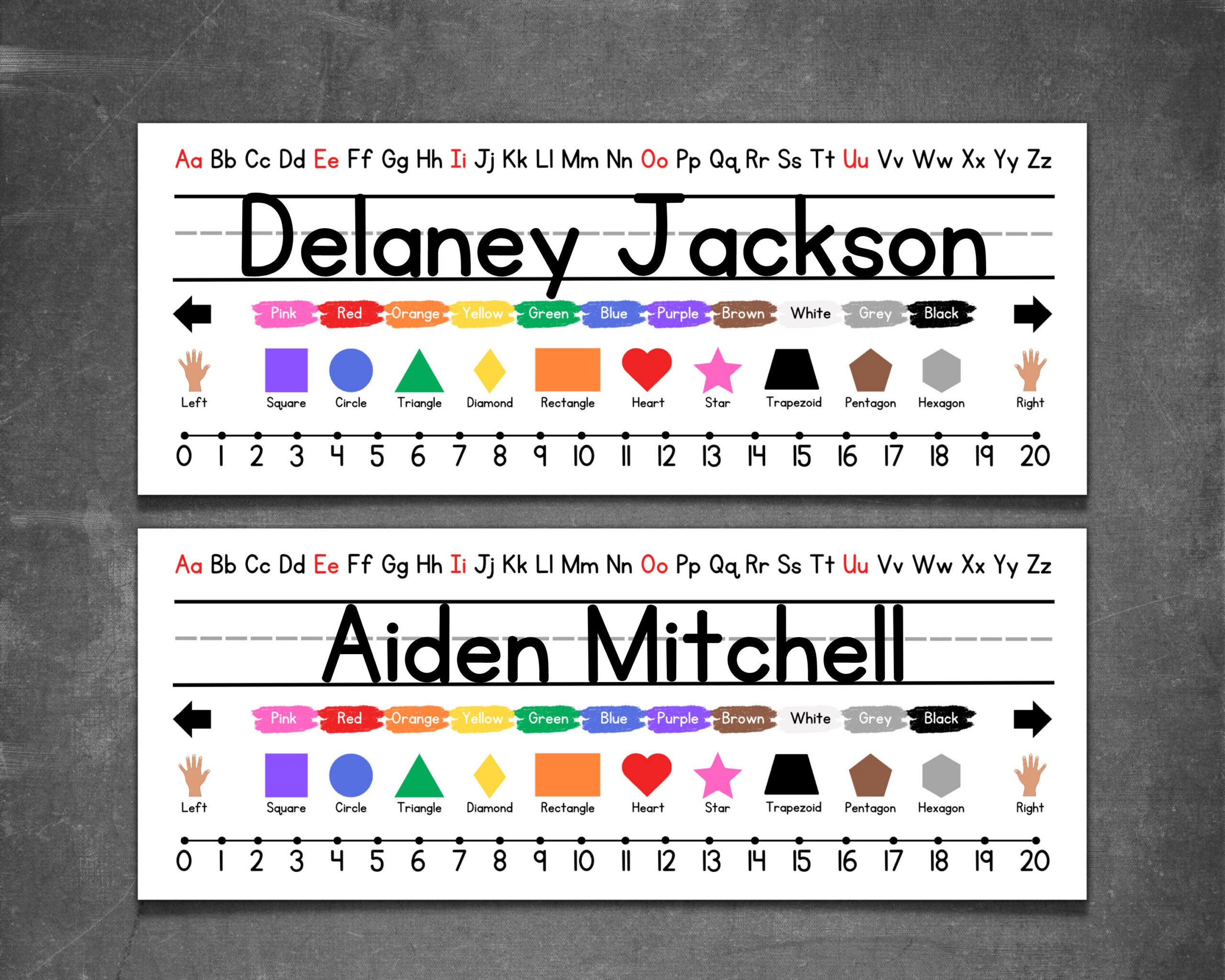 Student Desk Name Tag Printable, Desk Decoration Classroom Desk inside Name Tags For Desks Printable
