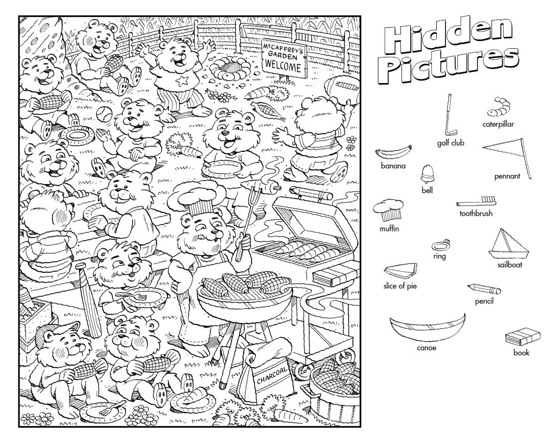 Thanksgiving Hidden Object Games - 10 Free Pdf Printables intended for Thanksgiving Hidden Pictures Printables Free