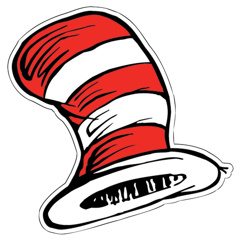 The Cat In The Hat Hats Paper Cut-Outs, 36/Pkg - Eu-841300 for Printable Cat In The Hat Hat