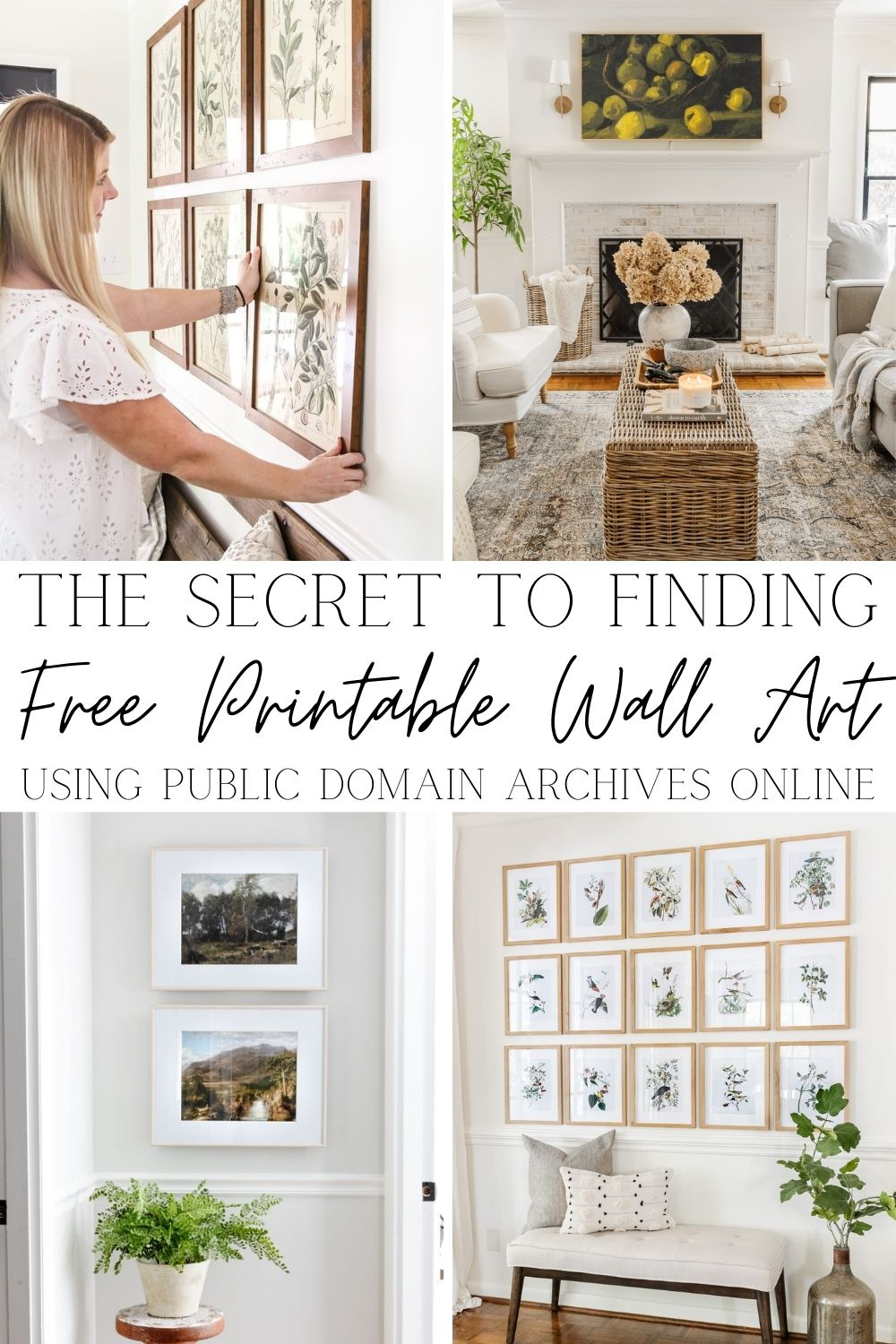 The Secret To Find Free Printable Wall Art Online - Bless'Er House within Free Printable Artwork to Frame