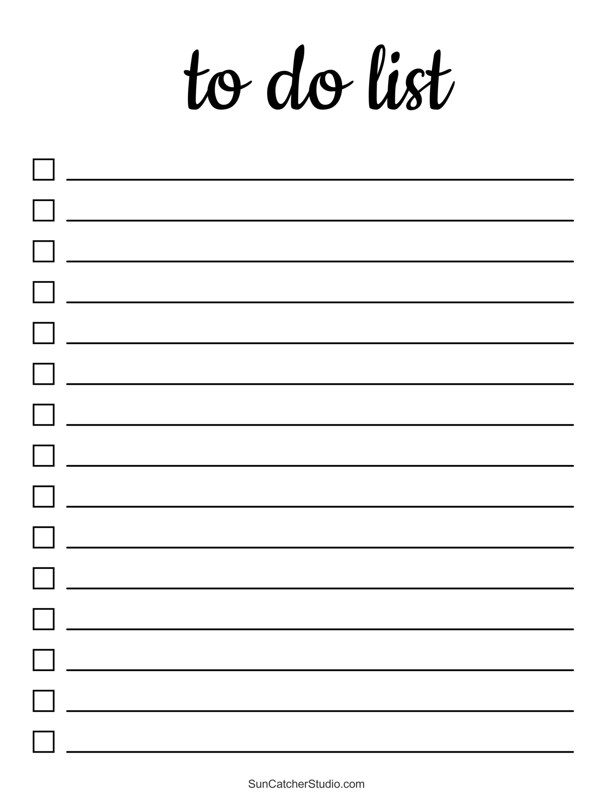 To Do List (Free Printable Pdf Templates) – Things To Do – Free within To Do List Template Free Printable