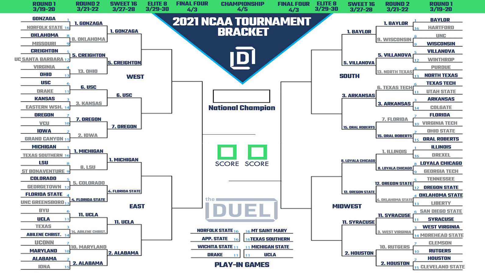 Updated March Madness Bracket For Sweet 16 Printable Ncaa within Printable Bracket For Sweet 16